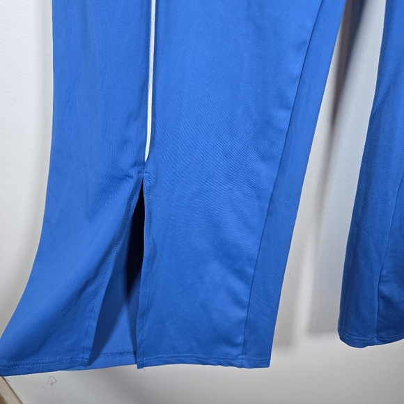NEW Daisy Street Blue Split Hem Wide Leg Pull On Track Pants XS 90s Y2K Style - Picture 9 of 14